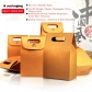 5 pcs Wholesale 10x16cm Small Paper Craft Boxes for Candies with Handle Hole